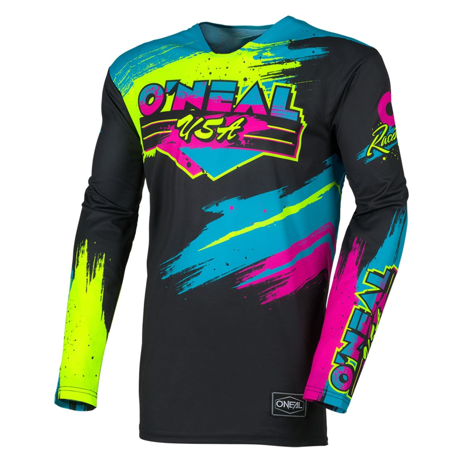 O'Neal 2026 Mayhem Reseda Black Neon Yellow MX Jersey